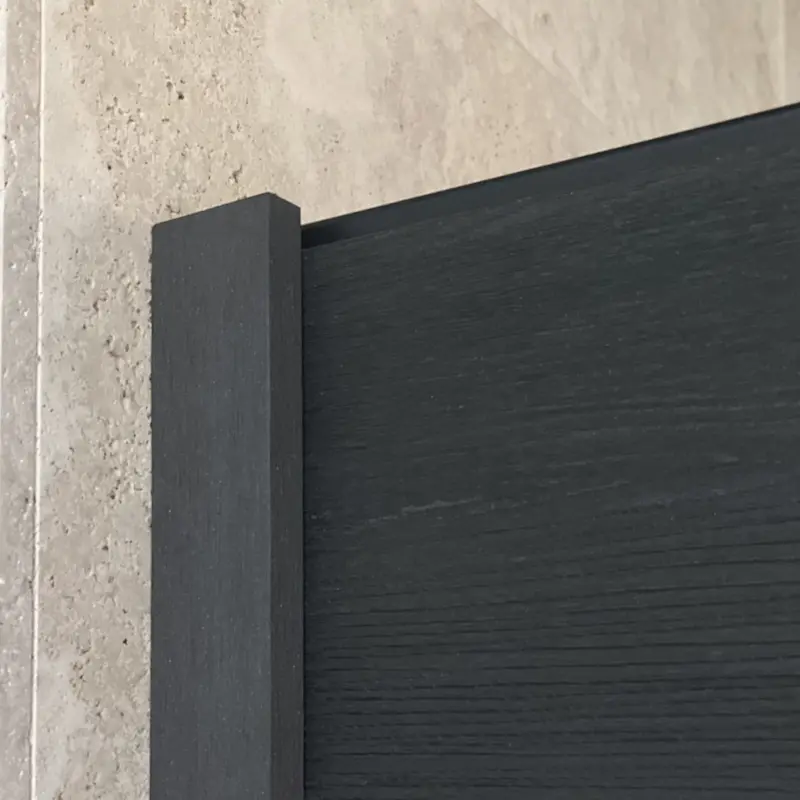 Antracit WPC kerítés rendszer