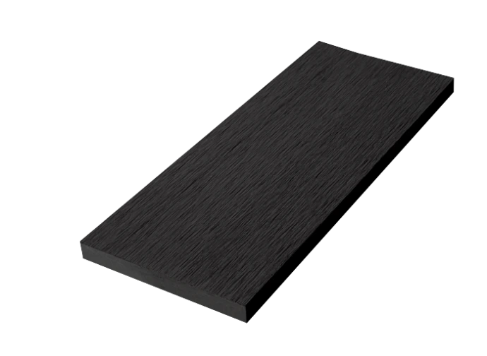 Solid 100 tömör WPC kerítéselem sötétszürke színben